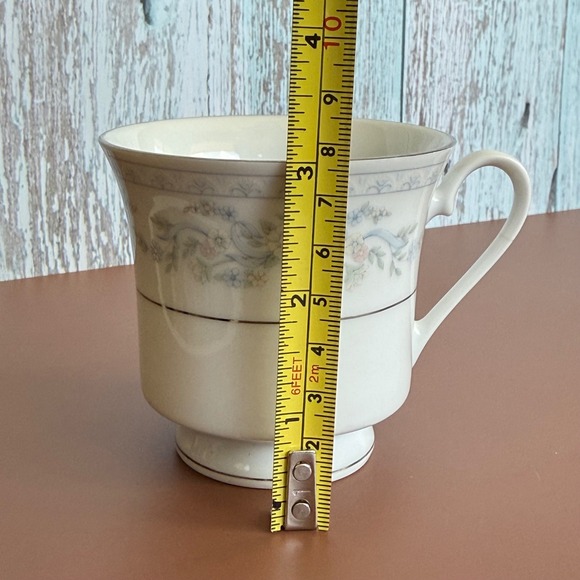 Somerset by NL Excel‎ Coffee or Tea Cup Blue Pink Floral Trim Replacement CRACK - Picture 9 of 9